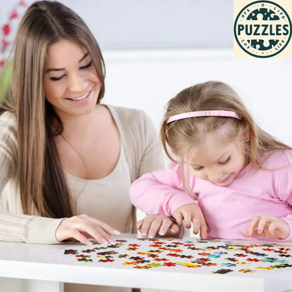 1000-Piece Cardboard Puzzle – Fun Family Game - Puzzles