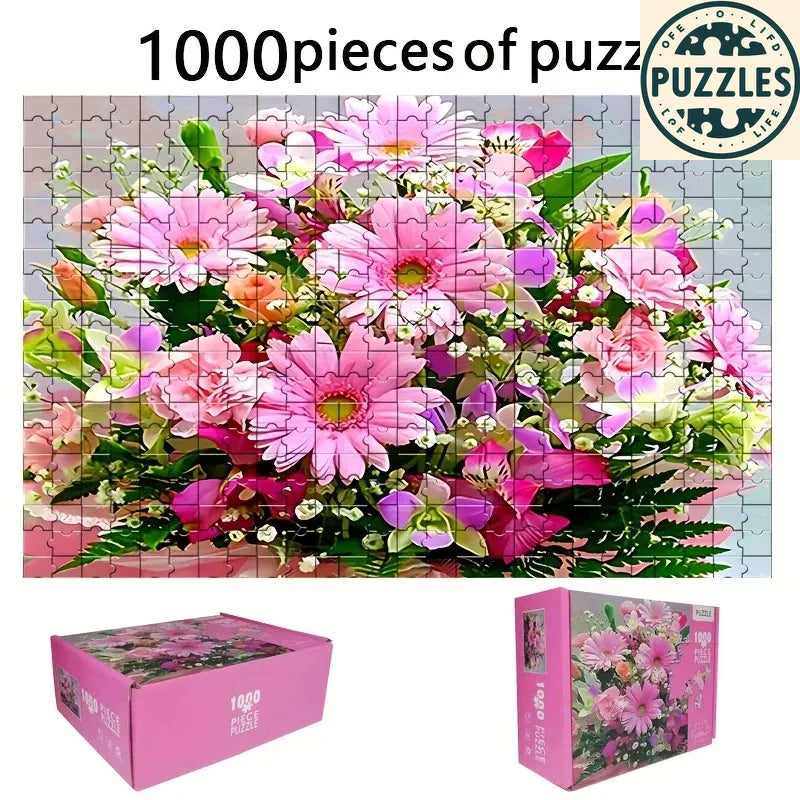 1000-Piece Cute Pets Jigsaw Puzzle - Puzzles