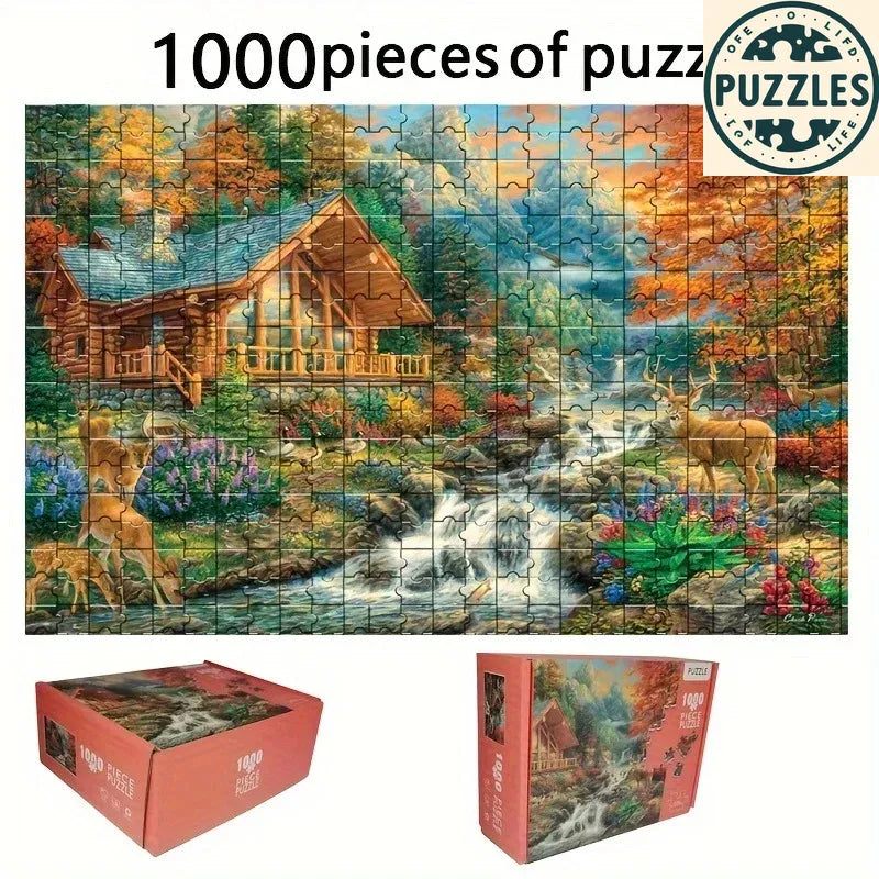 1000-Piece Cute Pets Jigsaw Puzzle - Puzzles