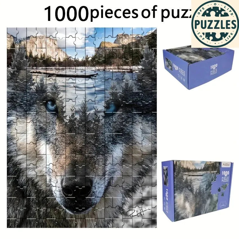 1000-Piece Cute Pets Jigsaw Puzzle - Puzzles