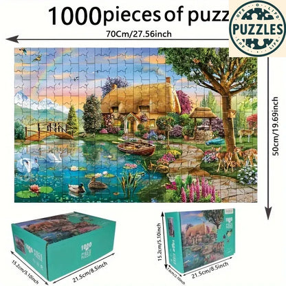 1000-Piece Cute Pets Jigsaw Puzzle - Puzzles