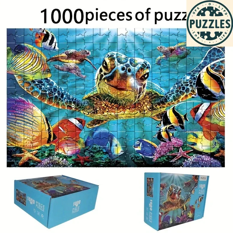 1000-Piece Cute Pets Jigsaw Puzzle - Puzzles