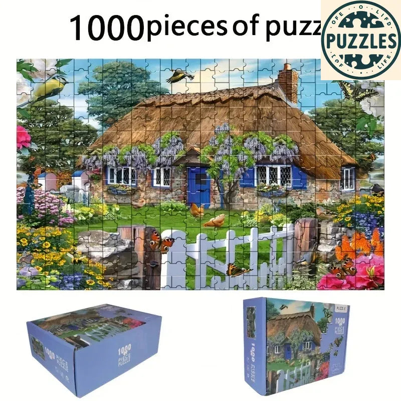 1000-Piece Cute Pets Jigsaw Puzzle - Puzzles