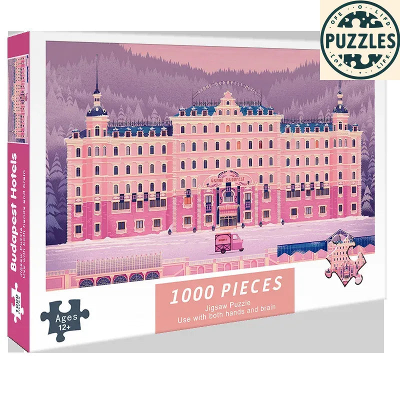 1000-Piece DIY Paper Jigsaw Puzzle – Brain Training & Stress Relief - Puzzles