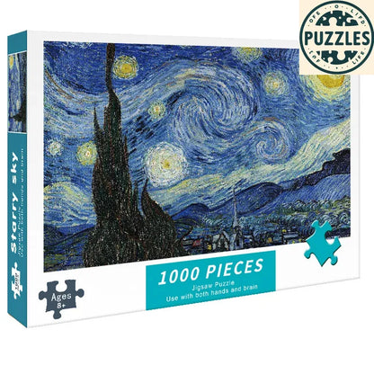 1000-Piece DIY Paper Jigsaw Puzzle – Brain Training & Stress Relief - Puzzles