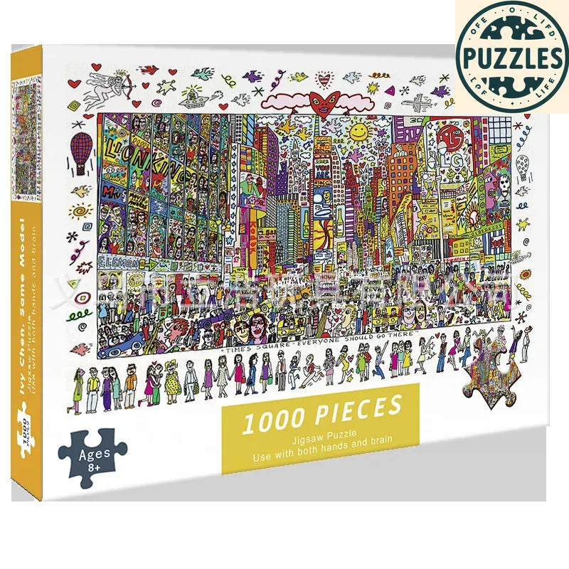 1000-Piece DIY Paper Jigsaw Puzzle – Brain Training & Stress Relief - Puzzles