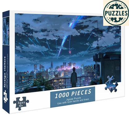 1000-Piece DIY Paper Jigsaw Puzzle – Brain Training & Stress Relief - Puzzles