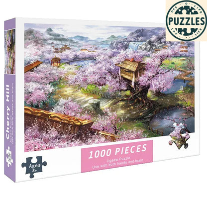 1000-Piece DIY Paper Jigsaw Puzzle – Brain Training & Stress Relief - Puzzles