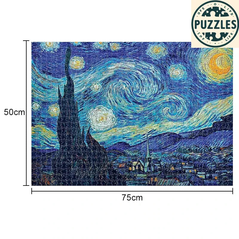 1000-Piece DIY Paper Jigsaw Puzzle – Brain Training & Stress Relief - Puzzles