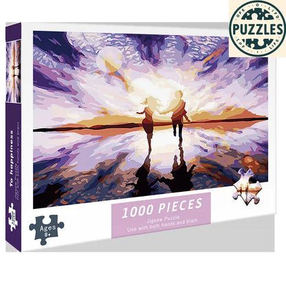 1000-Piece DIY Paper Jigsaw Puzzle – Brain Training & Stress Relief - Puzzles