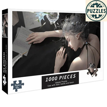 1000-Piece DIY Paper Jigsaw Puzzle – Brain Training & Stress Relief - Puzzles