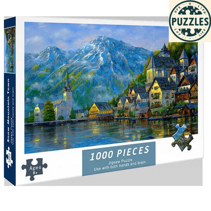 1000-Piece DIY Paper Jigsaw Puzzle – Brain Training & Stress Relief - Puzzles