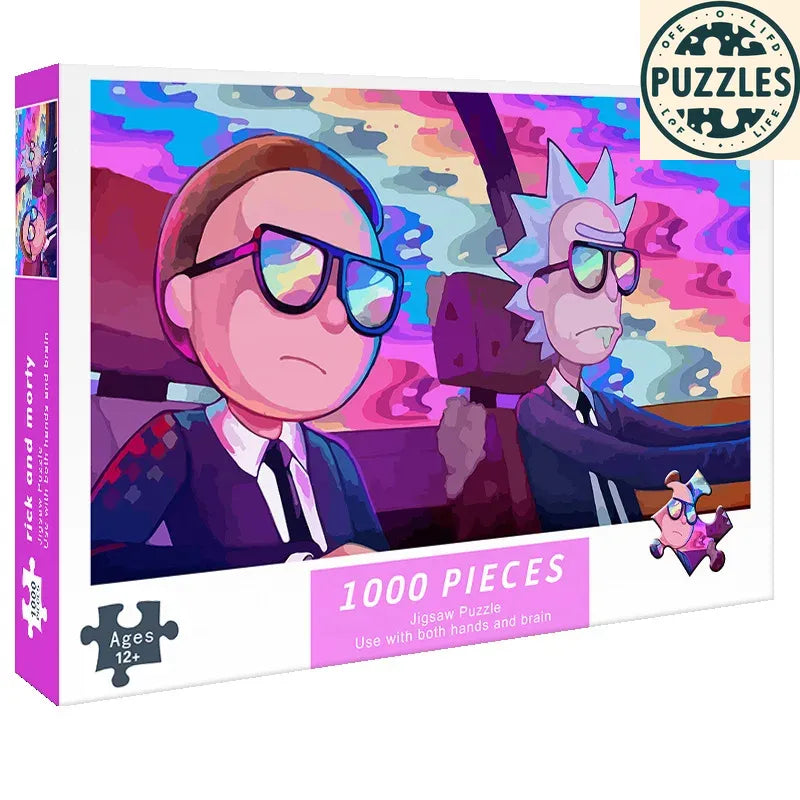 1000-Piece DIY Paper Jigsaw Puzzle – Brain Training & Stress Relief - Puzzles