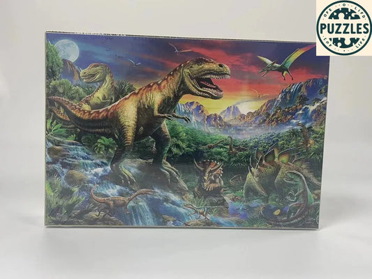 1000-Piece Dinosaur Puzzle – Animal World Series (75×50cm) - Puzolife - Puzzles of Life