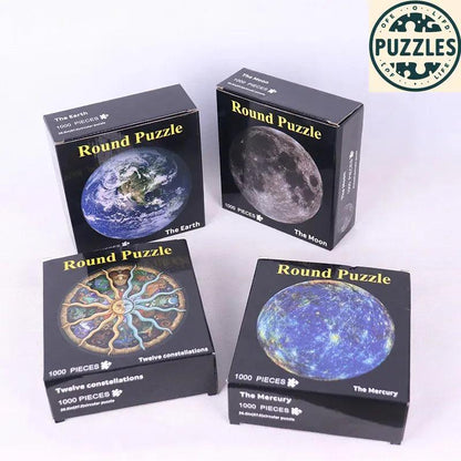 1000-Piece Giant Space Moon Puzzle – Matte Finish - Puzzles