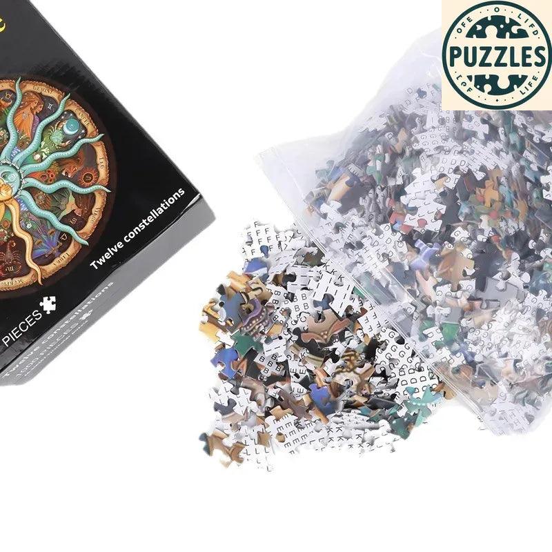 1000-Piece Giant Space Moon Puzzle – Matte Finish - Puzzles