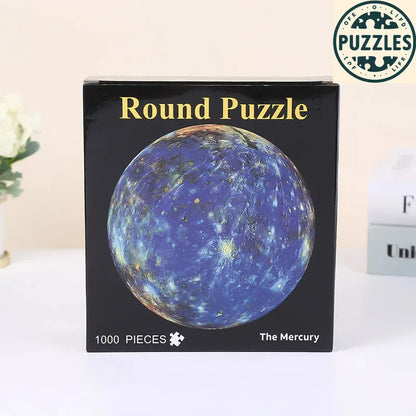 1000-Piece Giant Space Moon Puzzle – Matte Finish - Puzzles