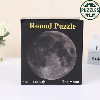 1000-Piece Giant Space Moon Puzzle – Matte Finish - Puzzles