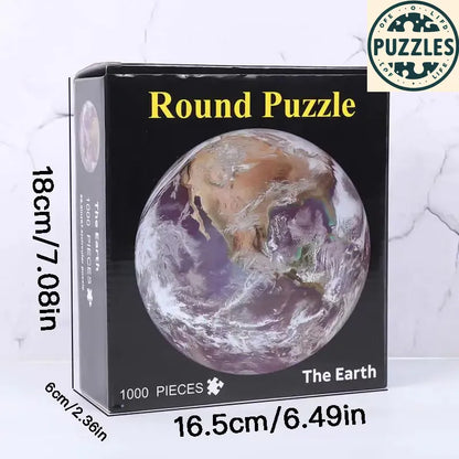 1000-Piece Giant Space Moon Puzzle – Matte Finish - Puzzles