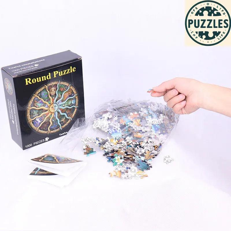 1000-Piece Giant Space Moon Puzzle – Matte Finish - Puzzles