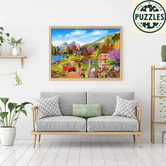 1000-Piece Impossible Puzzle – Colorful Family Skill Game - Puzolife - Puzzles of Life