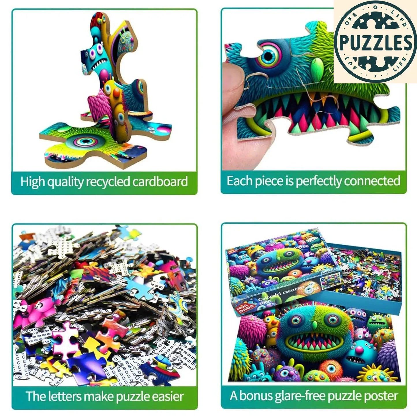 1000-Piece Impossible Puzzle – Skill Game for Families - Puzzles