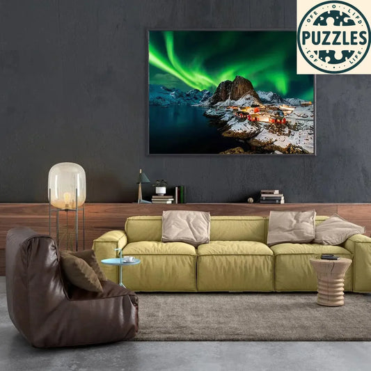 1000-Piece Aurora Borealis Puzzle - Puzolife - Puzolife - Puzzles of Life