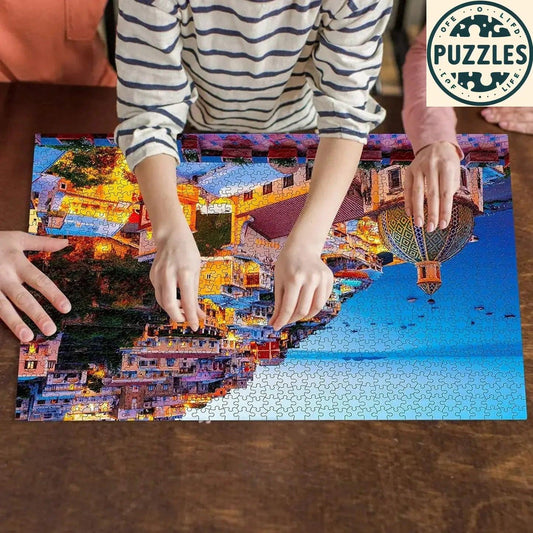 1000-Piece Jigsaw Puzzle – Amalfi Coast, Italy - Puzolife - Puzzles of Life
