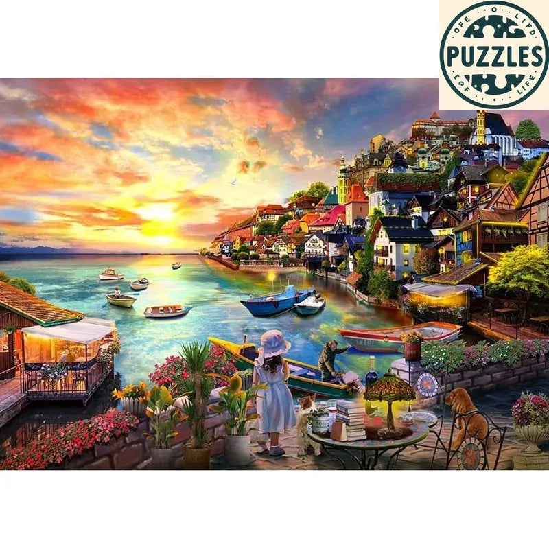 1000-Piece Jigsaw Puzzle – Catcher by the Sea - Puzzles