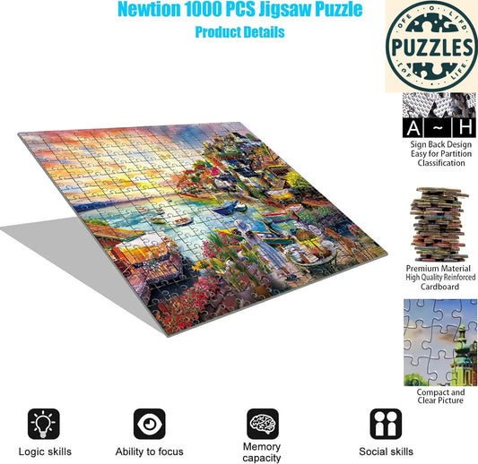 1000-Piece Jigsaw Puzzle – Catcher by the Sea - Puzzles