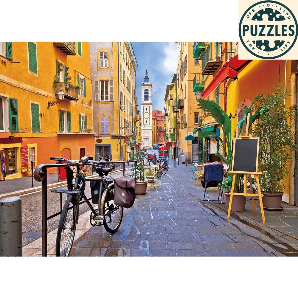 Colorful Street Puzzle – Puzolife - Puzolife - Puzzles of Life
