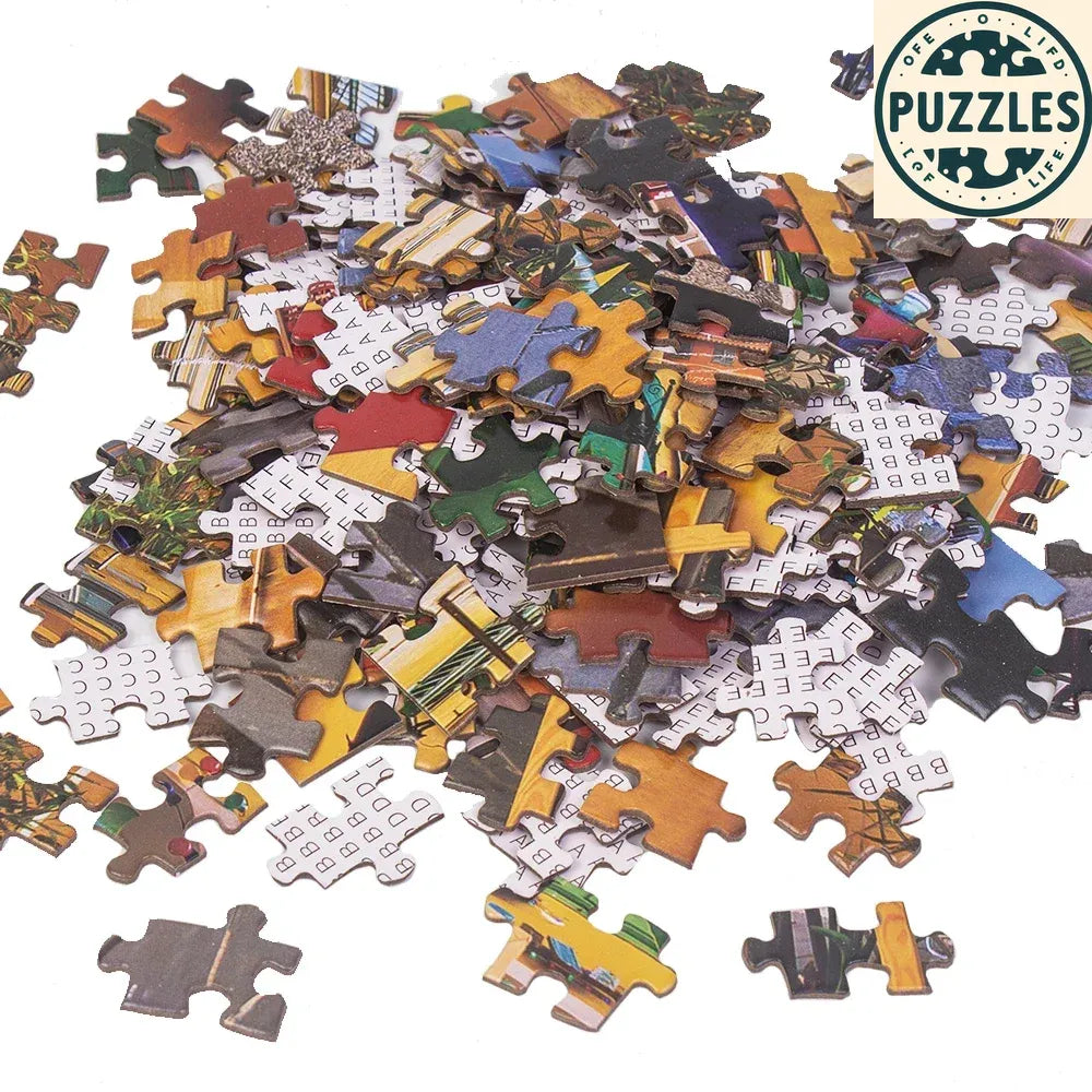 Colorful Street Puzzle – Puzolife - Puzolife - Puzzles of Life