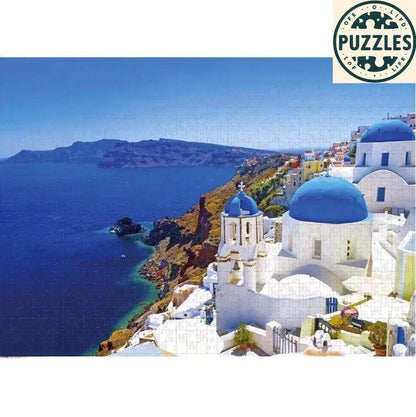 1000-Piece Jigsaw Puzzle – Greece Aegean Sea - Puzzles