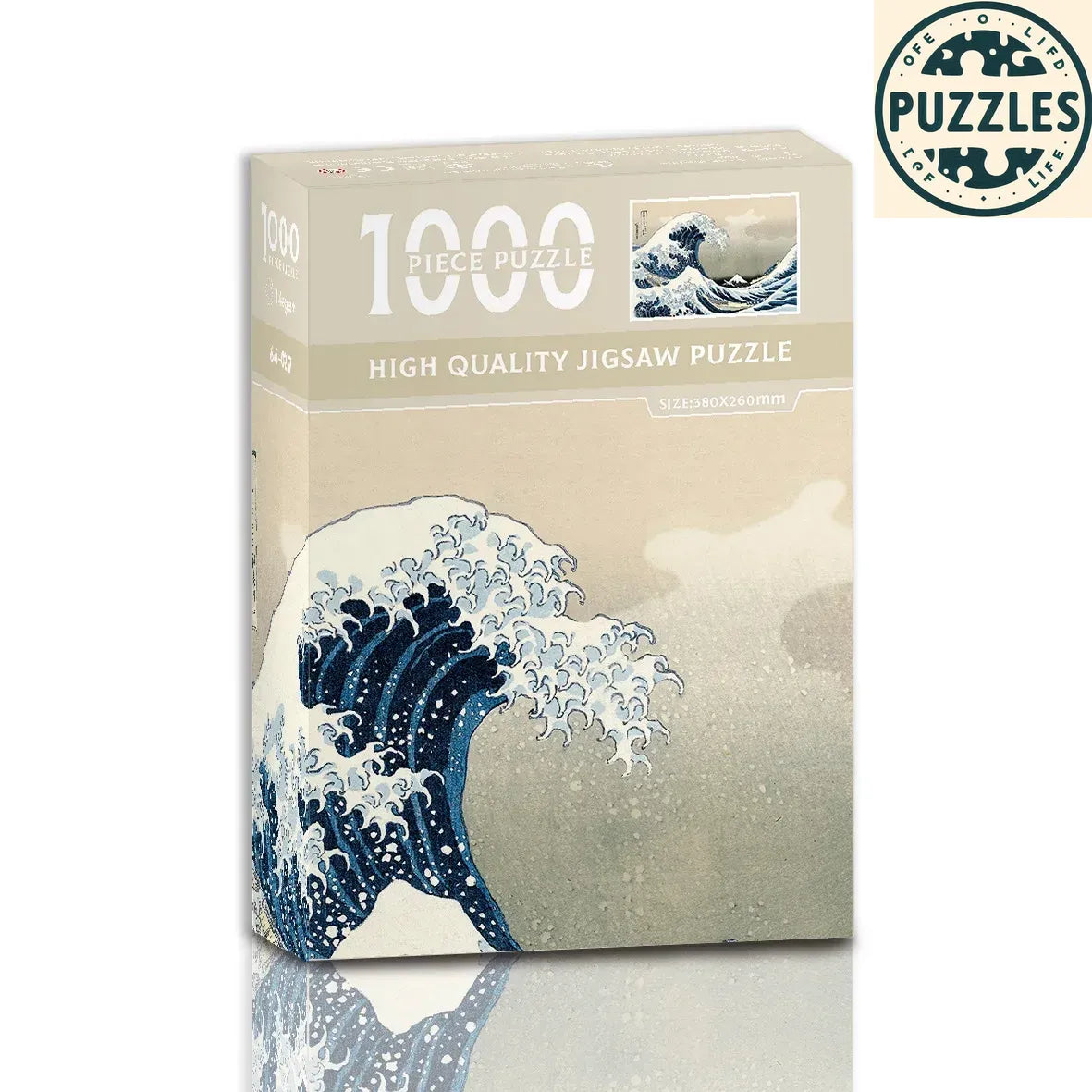 1000-Piece Jigsaw Puzzle – The Great Wave Off Kanagawa - Puzzles