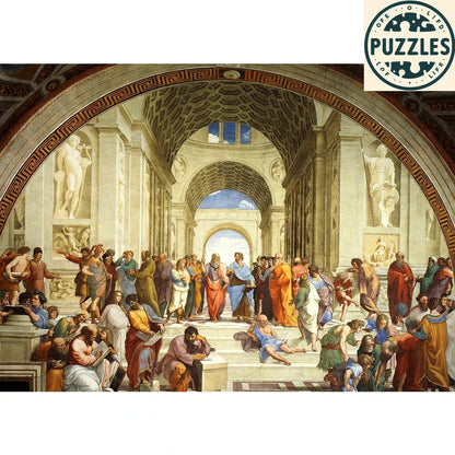 1000-Piece Jigsaw Puzzle – The School of Athens by Raphael - Puzzles