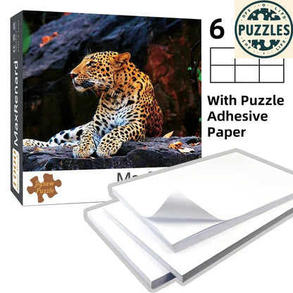 1000-Piece Jigsaw Puzzle with Adhesive Paper (50×70cm) - Puzzles