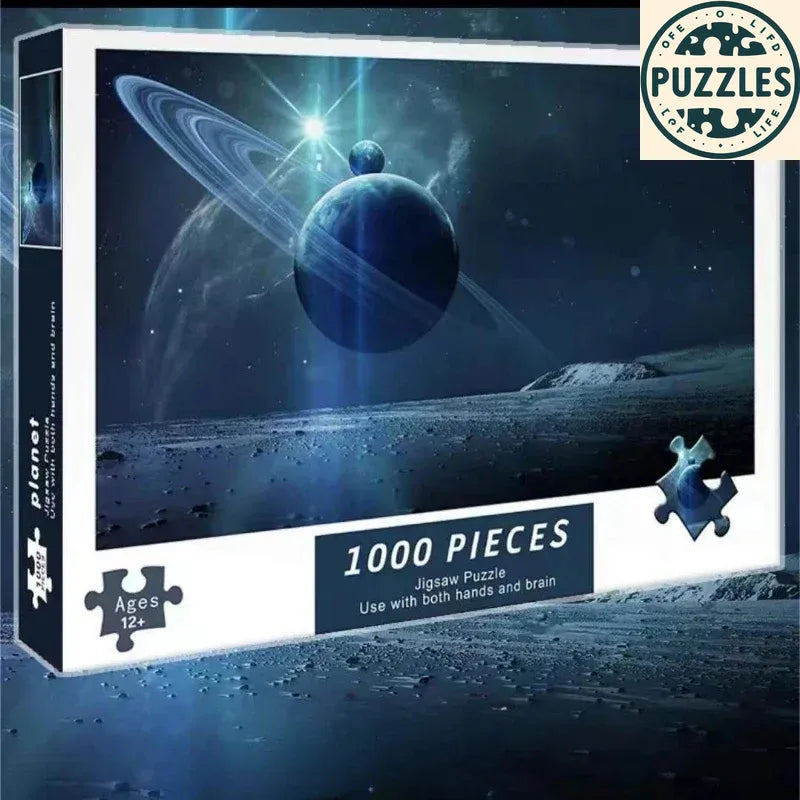 1000-Piece Planet Series Jigsaw Puzzle – Challenging & Stress Relief - Puzzles