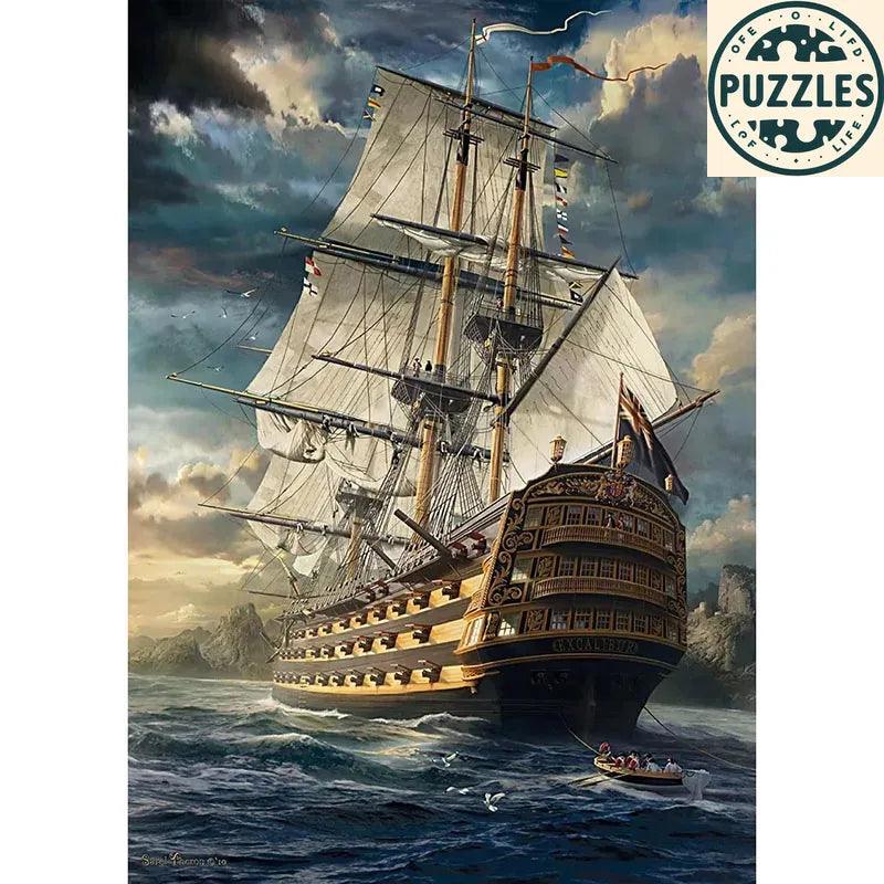 1000-Piece Sails-Set Jigsaw Puzzle for Adults - Puzzles