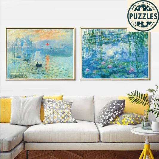 1000-Piece Sunflowers Jigsaw Puzzle for Adults & Kids - Puzolife - Puzzles of Life
