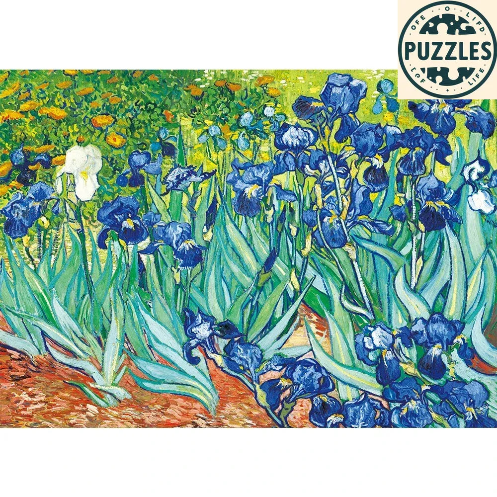 1000-Piece Van Gogh Irises Jigsaw Puzzle - Puzzles