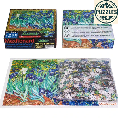 1000-Piece Van Gogh Irises Jigsaw Puzzle - Puzzles