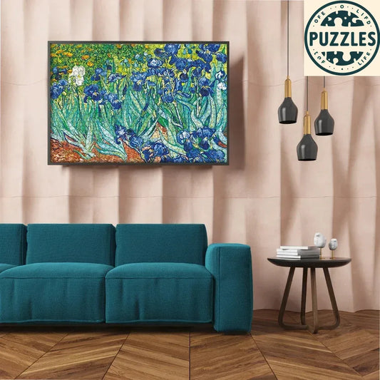 Van Gogh Irises 1000-Piece Puzzle - Puzolife - Puzolife - Puzzles of Life