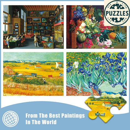 1000-Piece Van Gogh Irises Jigsaw Puzzle - Puzzles