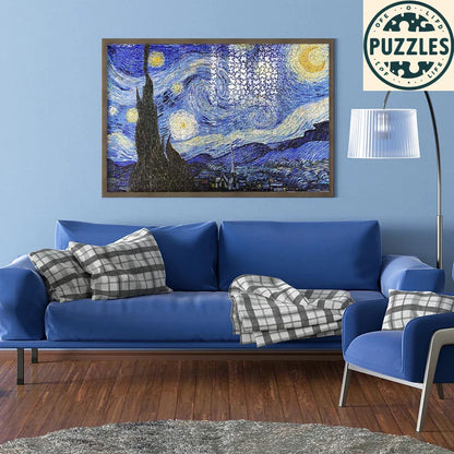 1000-Piece Van Gogh The Starry Night Jigsaw Puzzle (50×70cm) - Puzzles