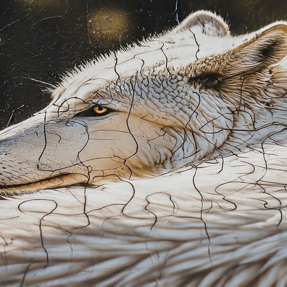 1000-Piece White Wolves - Puzolife - Puzolife - Puzzles of Life