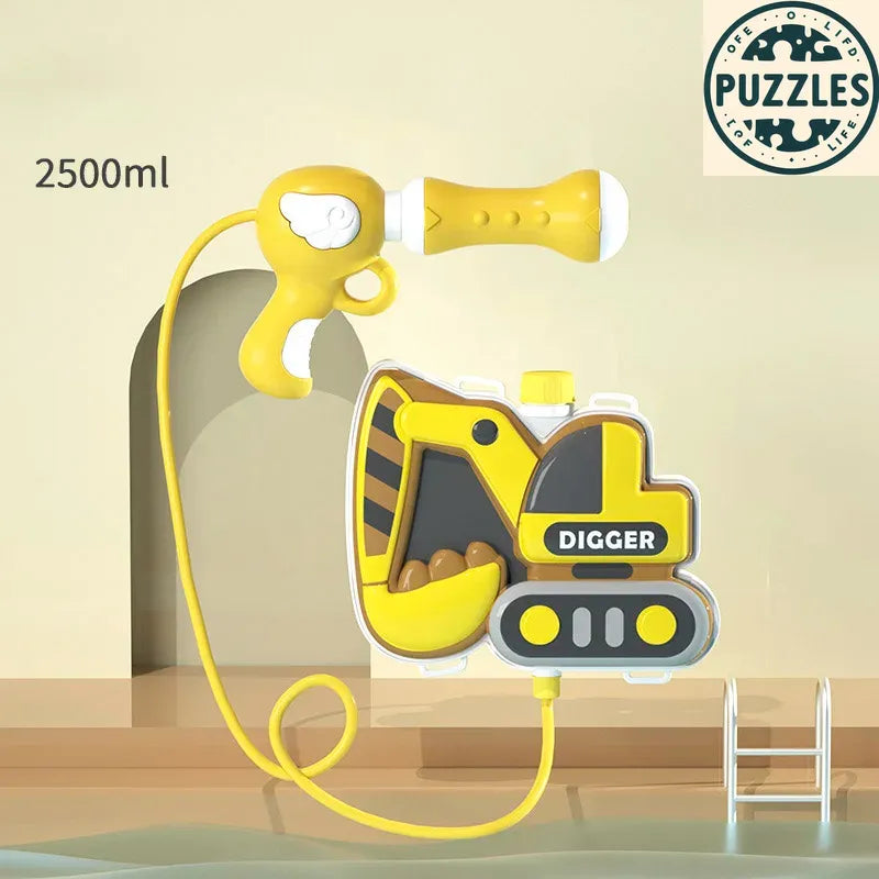 Cartoon Traffic Backpack Water Gun - Puzolife - Puzolife - Puzzles of Life