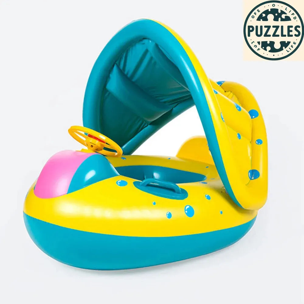 Yellow Sunshade Baby Seat Ring - Puzolife - Puzolife - Puzzles of Life