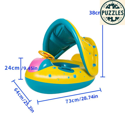 Yellow Sunshade Baby Seat Ring - Puzolife - Puzolife - Puzzles of Life