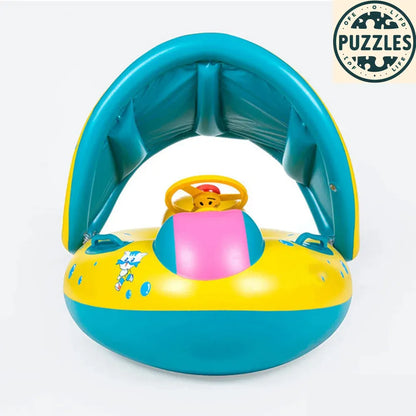 Yellow Sunshade Baby Seat Ring - Puzolife - Puzolife - Puzzles of Life