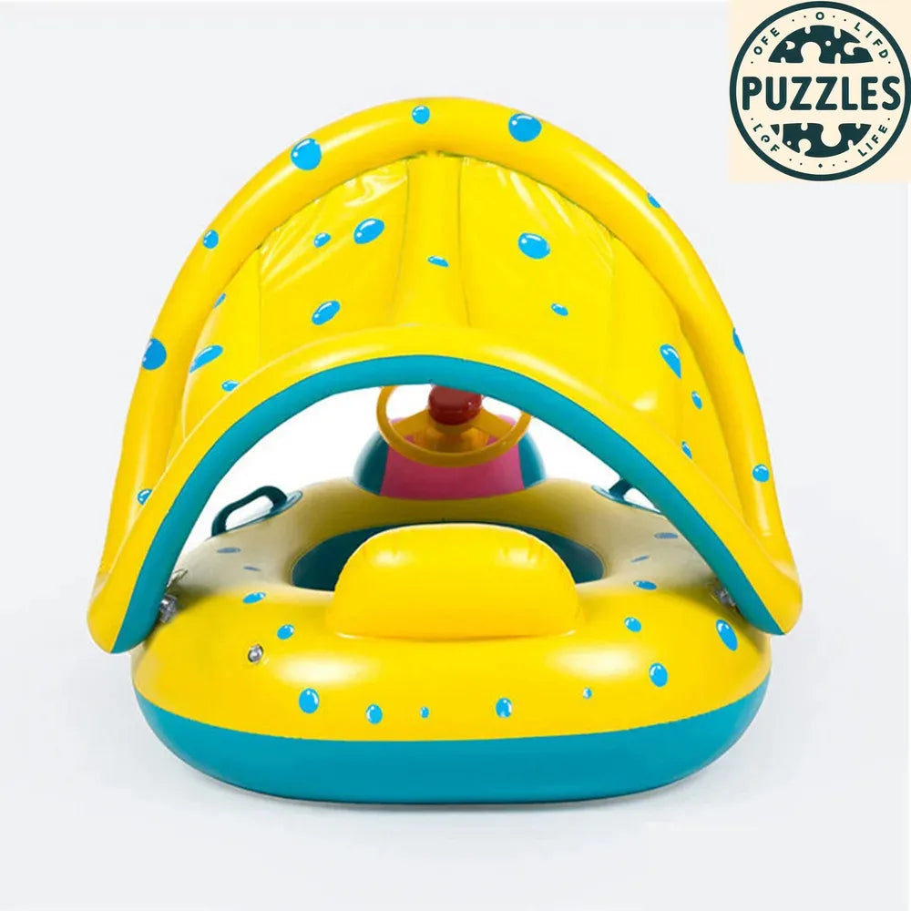 Yellow Sunshade Baby Seat Ring - Puzolife - Puzolife - Puzzles of Life